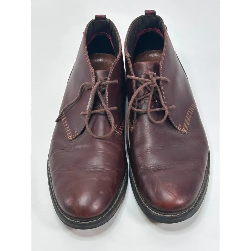 Timberland Earthkeepers Brook Park Chukka Boots 5513A Sz 9 USM Brown Leather